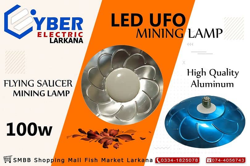 LED MINIG LAMP UFO 100 WATTS 0