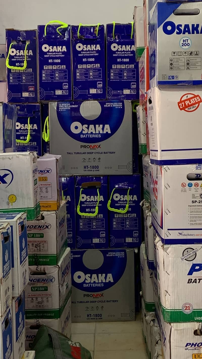 Osaka PROMAX-1800/ PROMAX -2500 Tall tubular Deep cycle 0