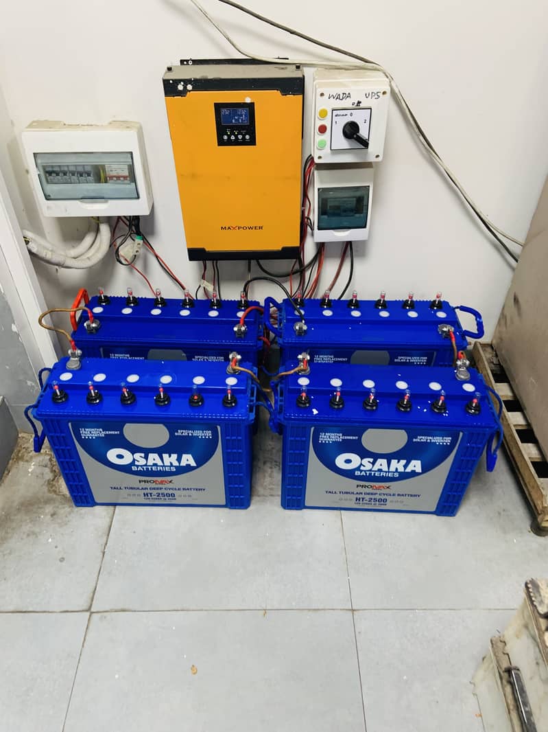 Osaka PROMAX-1800/ PROMAX -2500 Tall tubular Deep cycle 1