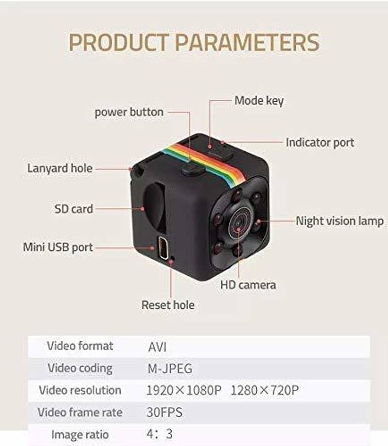 SQ8, SQ11 Smart Mini hidden Camera 2