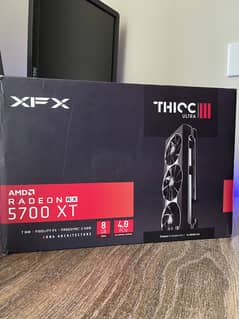 Rx 5700xt , XFX Thicc 3 Ultra, 8gb.