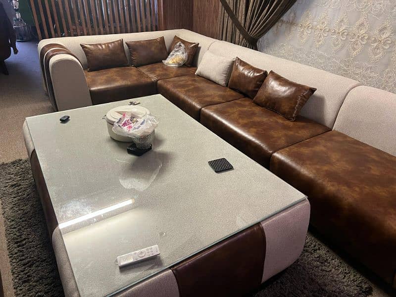 13 seater L shape sofa 2