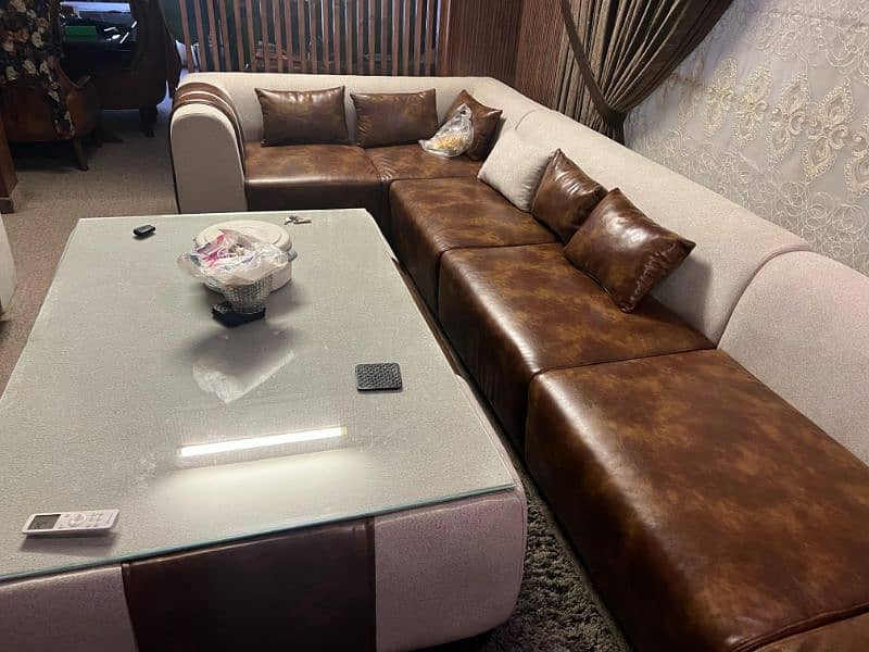 13 seater L shape sofa 3