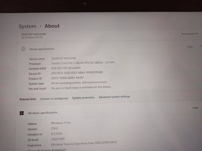 Hp laptop 3