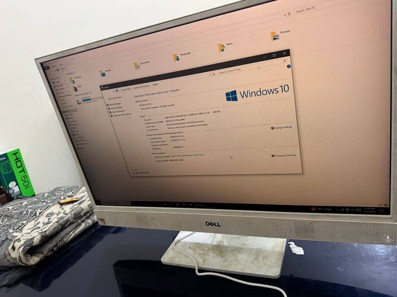 All in one amd a6 24 inches hy 500 gb ssd lagi hy 0