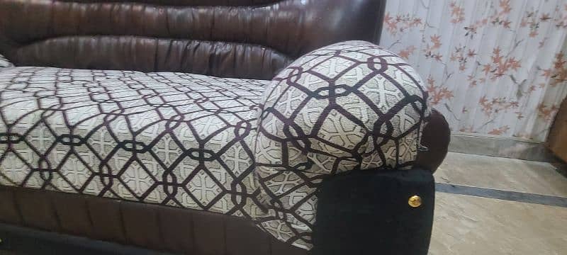 6 seater leather customized sofa set 6