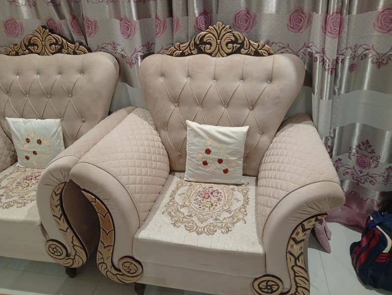 luxury elegant five seater sofa 2