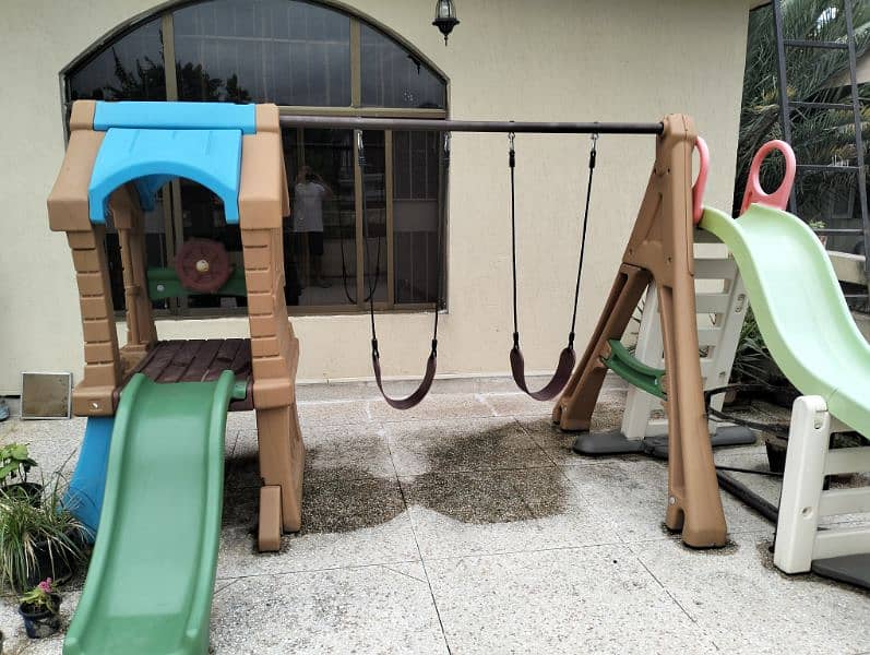 Large High Quality Imported Swings Slides & Kids House 2