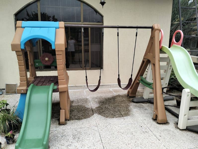 Large High Quality Imported Swings Slides & Kids House 4