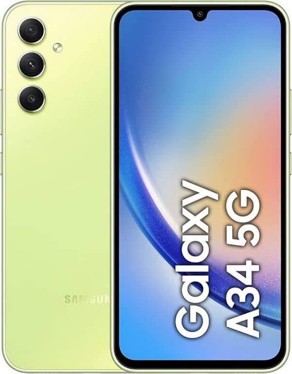 Samsung galaxy A34 5g 8.256 green colour 10by10 3