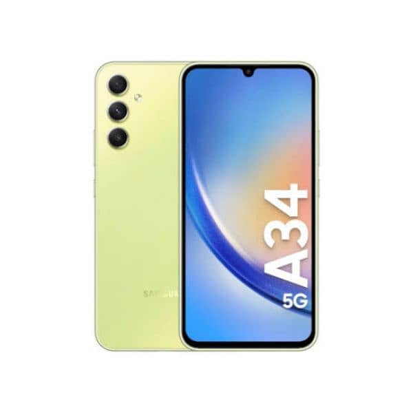 Samsung galaxy A34 5g 8.256 green colour 10by10 6