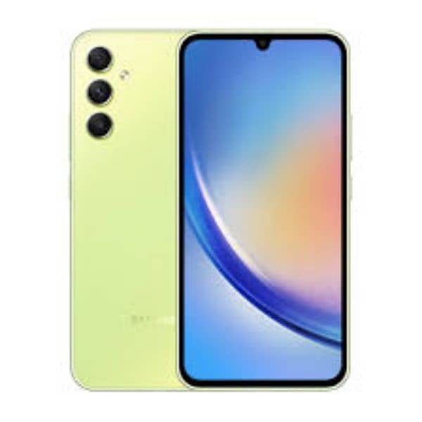 Samsung galaxy A34 5g 8.256 green colour 10by10 7