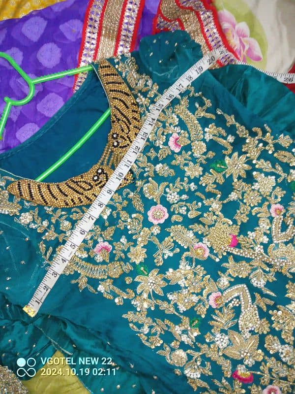 mehandi bridal dress 1
