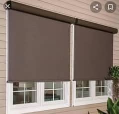 Sun heat block window blinds Roller Blinds Glass paper Wallpapers 6