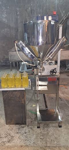Piston Filling Machine for Juice in Tetra Pack and Bottle Auto Filling