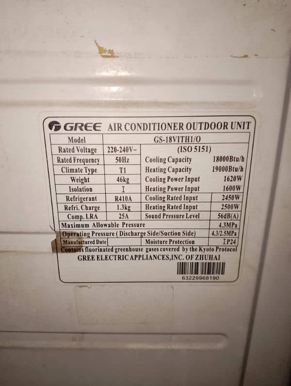 Gree Ac 1.5 ton DC inverter 7