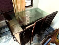 dining table and chairs