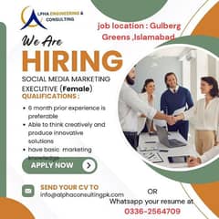 Social Media Marketing Associate (Female)