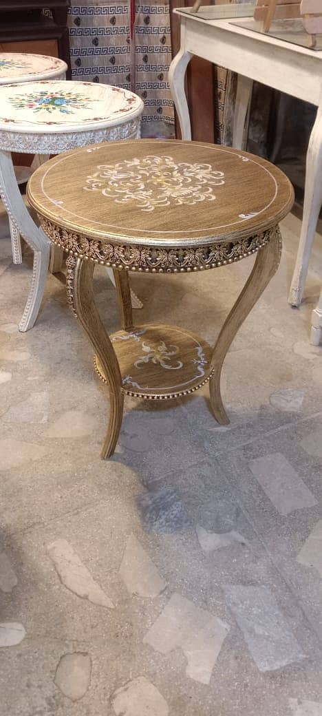 Round Table/Coffee Table/Table/wooden table/centre table 6