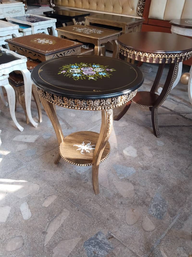 Round Table/Coffee Table/Table/wooden table/centre table 11