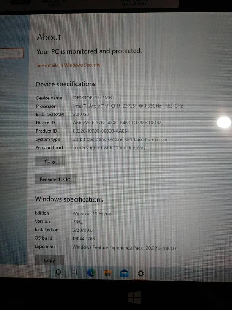 Windows 10 Tablet 2GB Ram 32GB Rom (( Chash On delivery Avilable)) 7
