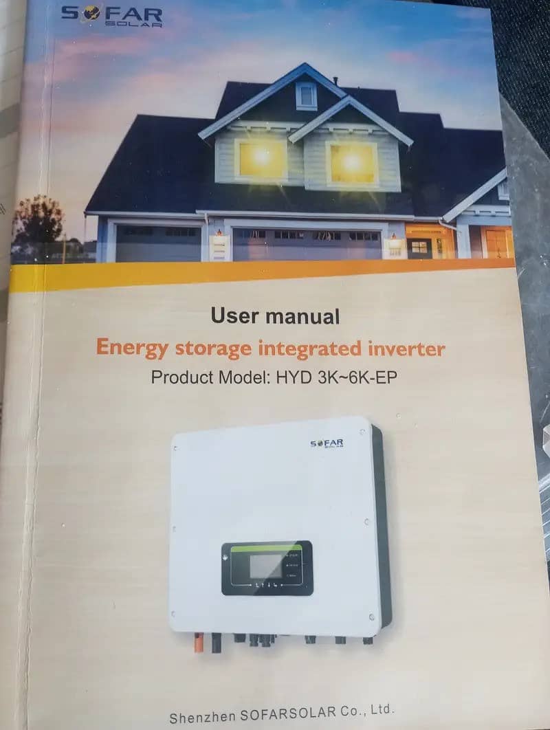 Sofar HYD 3K-6K-EP Single-Phase Energy Storge Intergrated Inverter 6k 0