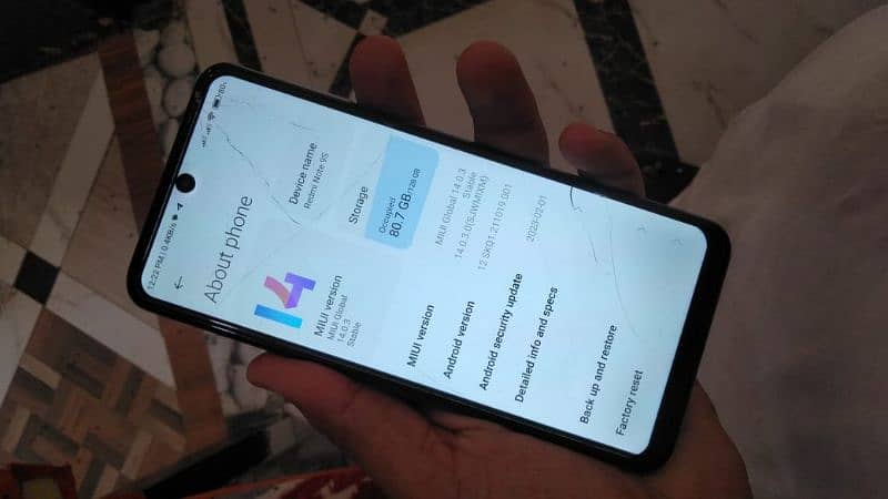Redmi note 9s 6/128 Exchange be hoja ga sth cash chya 0