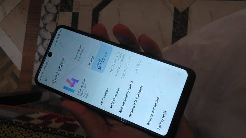Redmi note 9s 6/128 Exchange be hoja ga sth cash chya 4