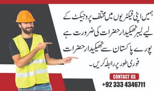 Need Factory Worker / Staff required As Thakadar or factory worker