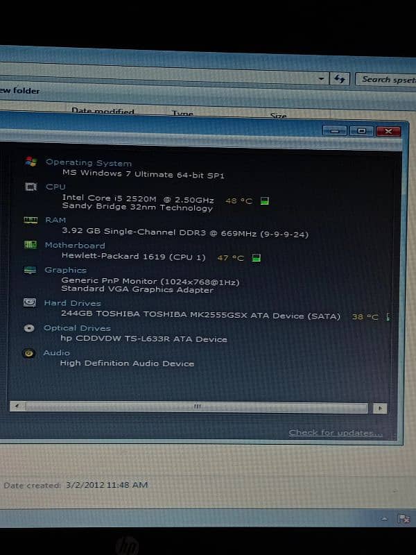 HP probook 6560b FOR URGENT SALE 2
