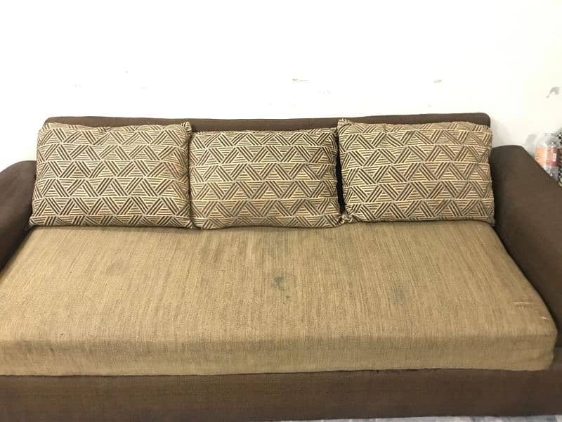 3,2,1 sofa set used 3