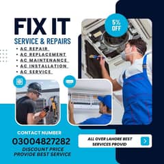 AC SERVICE REPAIRING MAINTENANCE HAR CHEEZ KA KAM KAIA JETA HA
