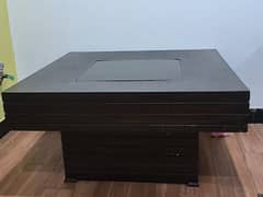 wooden table