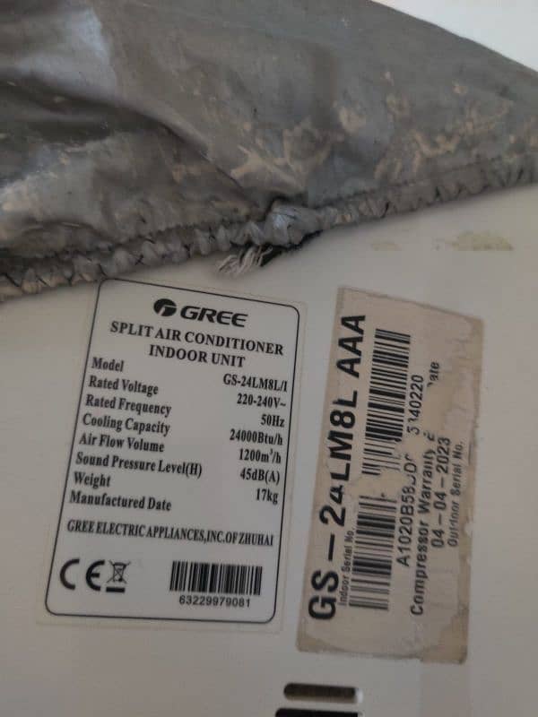 Non-invertor 2 ton Gree Split AC 1