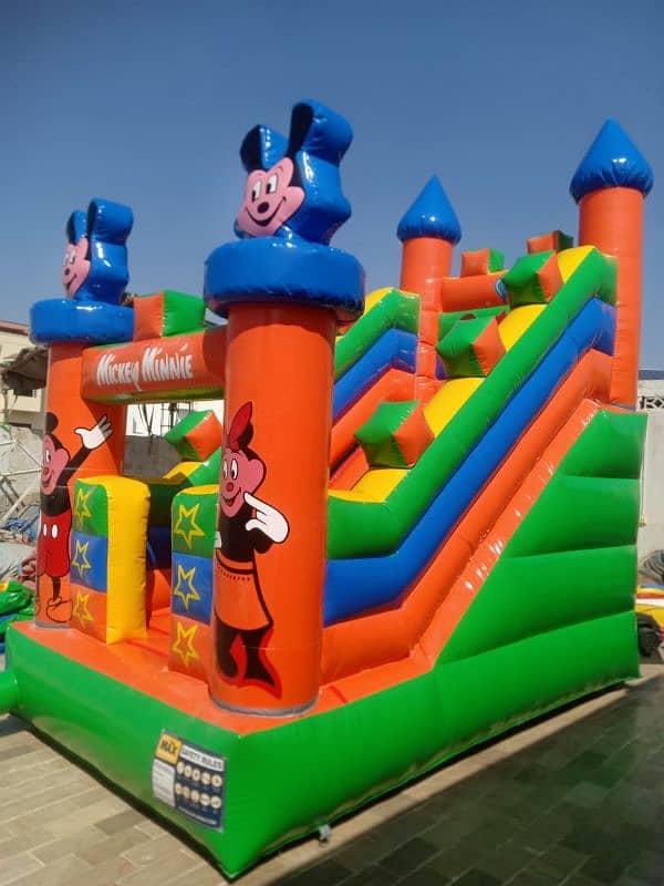 jumping slide 03152535497 trampoline kid Ride swing Joyland ٹوکن جھولے 3