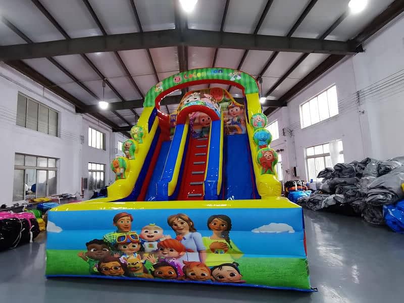 jumping slide 03152535497 trampoline kid Ride swing Joyland ٹوکن جھولے 9
