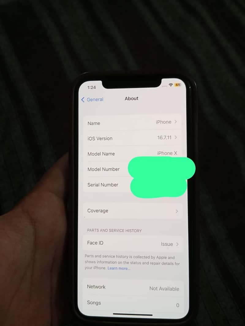 IPhone X jv Face ID issue ha all ok ha 0321 5080846 0