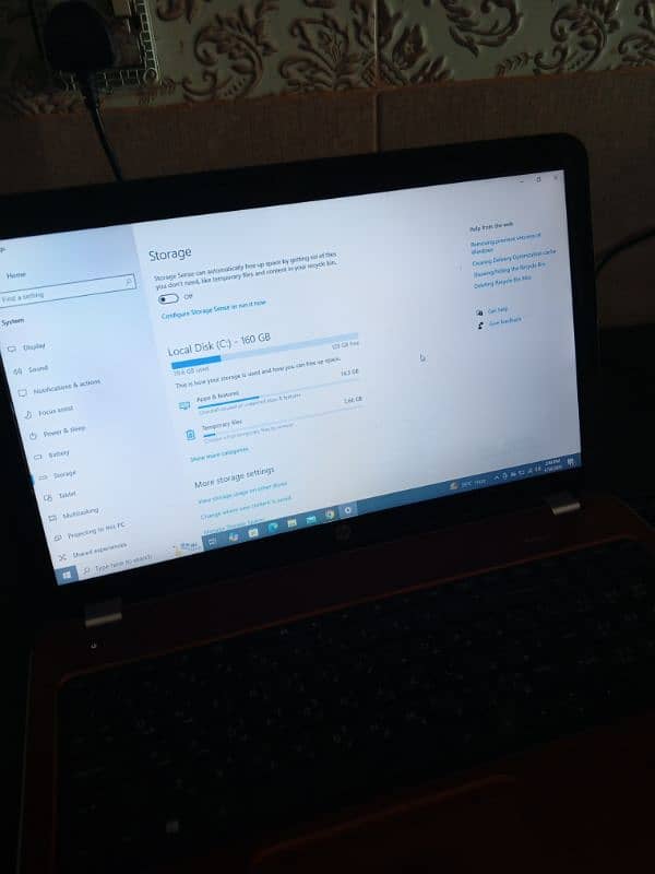 HP pavilion core i7 4th generation 4GB RAM 512gb ROM 3