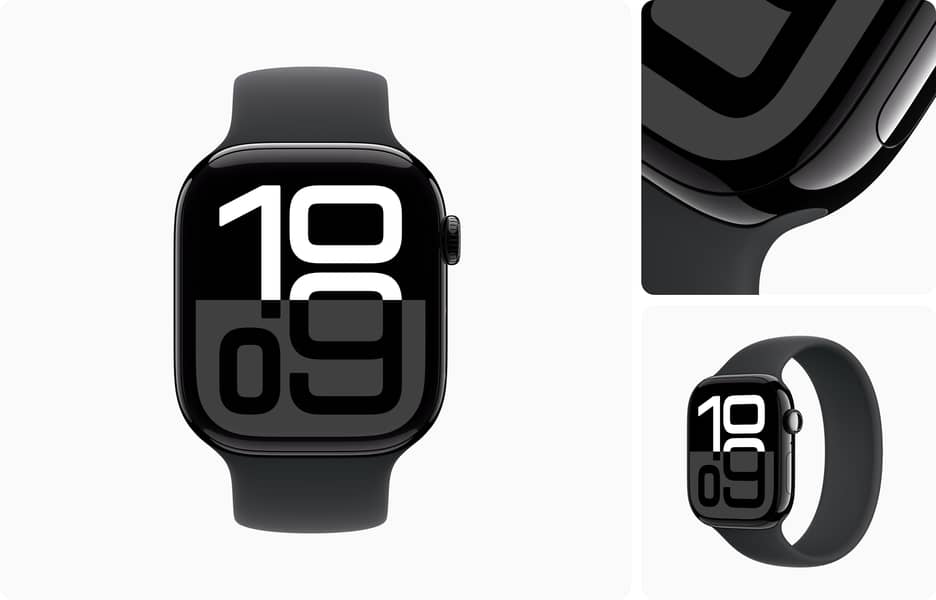 Apple Watch Series 10 42mm, 46mm GPS Jet Black, Rose Gold, Silver 1