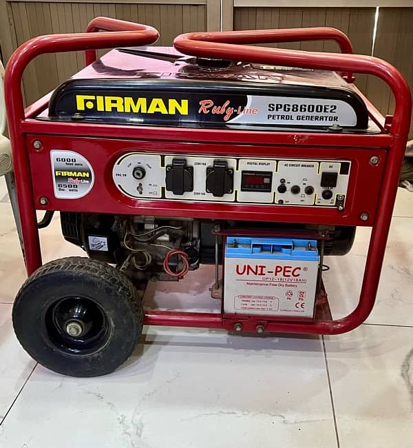 Firman 6.5 kw Generator 0