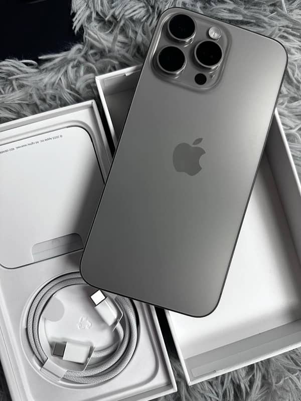 Iphone 15 Pro Max 256 Complete Sim Time Non PTA 0