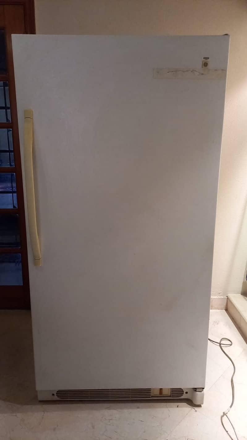 USA MADE GENERAL ELECTRIC NO FROST 24 CFT DEEP FREEZER FOR SALE 0