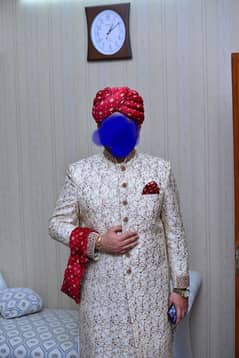 Groom sherwani | khussa,Turban | Brand new premium