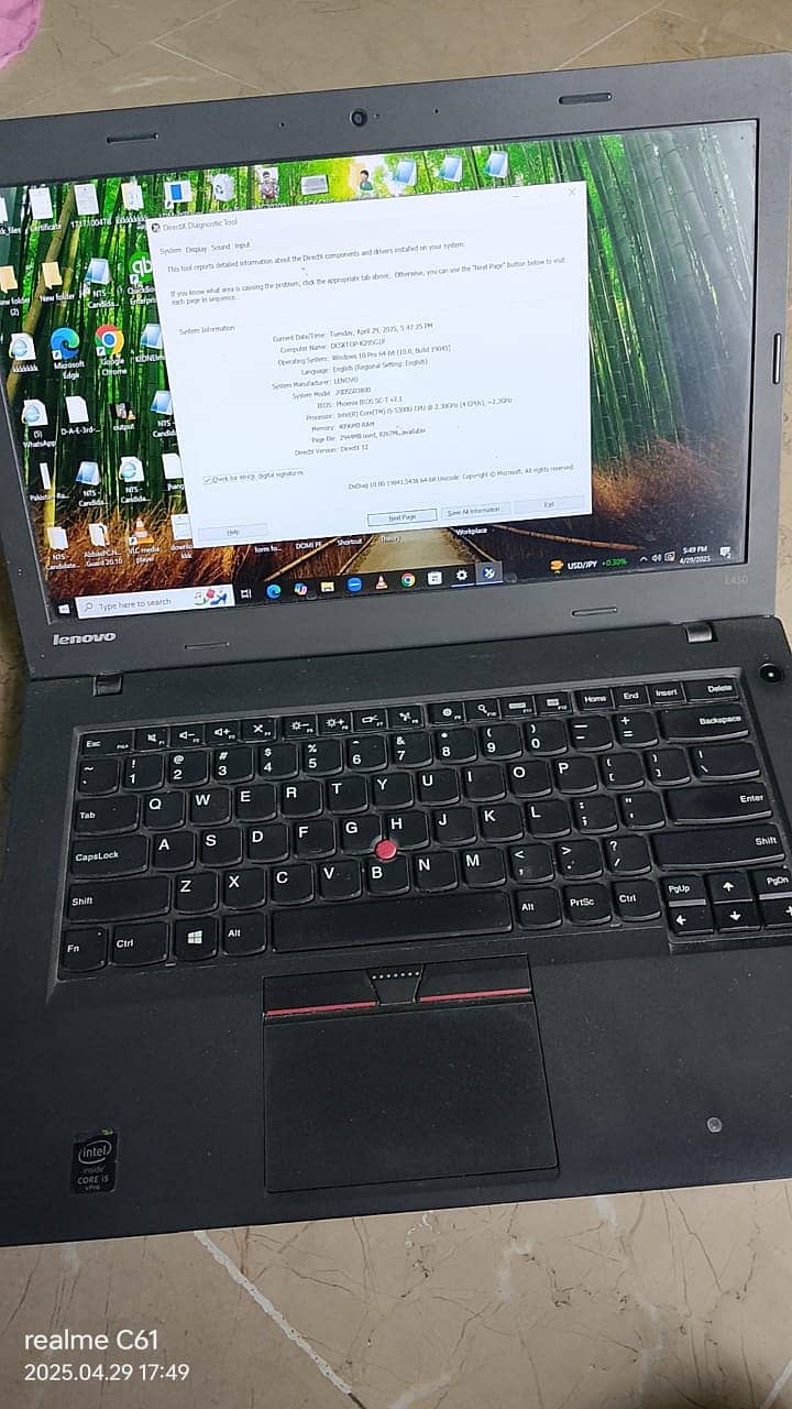 I5 5th generation 4gb ram 500gb hdd 1