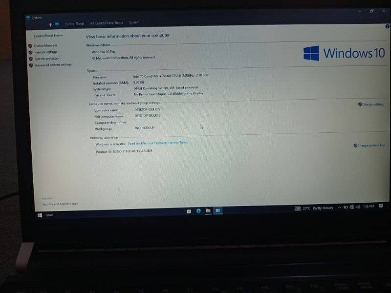 laptop core i5 7 generation 1