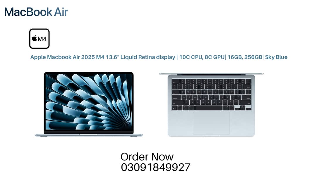 Apple MacBook Air M4 16GB/256GB 13" (MW123) - Non Active Midnight 2025 1