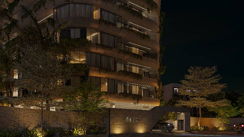 Fully Furnished Apartments, Near M. M Alam Road, LHR 3