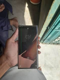 Samsung note 20 Ultra bas panel pr ubdate karna ka bad gren line ayi h