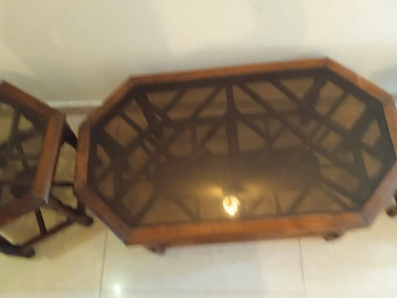 solid talli wood tables set three tables 3