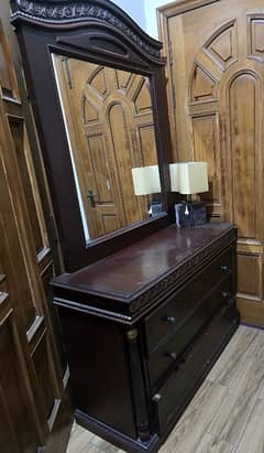 wooden dressing table